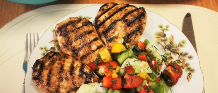 Grilled Orange Chicken Breasts